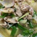 へそ曲がりクック's cooksnap of when they made アサリと豚肉のチゲ豆腐鍋☆.