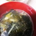 クッキン坊主's cooksnap of when they made わかめセロリスープ♪簡単ストレスの頭痛に.