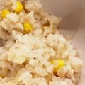 maya☆0130's cooksnap of when they made ツナと冷凍コーンの炊き込みご飯.