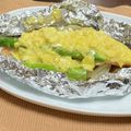 しろみそたん's cooksnap of when they made 鮭のホイル焼き、タルタルソースのせ.
