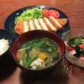 こつゆ514's cooksnap of when they made 簡単♪ほうれん草と かぼちゃのお味噌汁.