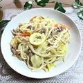 chi−ちゃん's cooksnap of when they made レモン香る☆ネギ塩焼きそば.