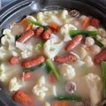 チビタコ's cooksnap of when they made カリフラワーの味噌バター鍋.
