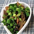 はに丸くんとごはん☆'s cooksnap of when they made 大豆のお肉でナスとピーマンの簡単みそ炒め.