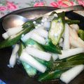 awachan's cooksnap of when they made 長芋とオクラの酢のもの.