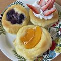 ひよこブラザーズ's cooksnap of when they made フルーツカスタードパン.