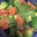 ティムル's cooksnap of when they made サーモンとアボカドのアジアンおつまみ.