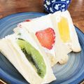 ともっち21's cooksnap of when they made おもてなしにも!フルーツサンドイッチ.