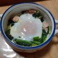 LOVEのこ's cooksnap of when they made 簡単♪ほうれん草ベーコン卵・ポパイエッグ.