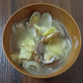 ＊ＫＹＯ＊'s cooksnap of when they made あさりとキャベツの白だしスープ.