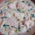 らびのゆうママ's cooksnap of when they made 鷄むね肉と小松菜とかぶのクリーム煮.