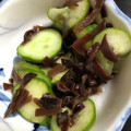 shan0625's cooksnap of when they made きくらげときゅうりの酢の物.