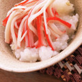 こずっぺ's cooksnap of when they made ぽっかぽか♡カニカマと白ネギのたまご粥.