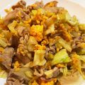 みなむーん's cooksnap of when they made キャベ玉と豚肉のオイスターマヨ炒め.
