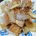 クックHJTK9C☆'s cooksnap of when they made 厚揚げ豆腐のガリバタ照り焼き.