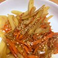 じろうとりんご's cooksnap of when they made 【常備菜】じゃかいもと人参のきんぴら.