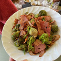 トミュー？'s cooksnap of when they made ふきのとう★ベーコンしょうゆソース.