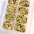 おもちまるとシャルル's cooksnap of when they made 離乳食☆春菊と蓮根のすりおろし、卵とじで.
