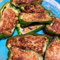梅干しぃ's cooksnap of when they made ピーマンの鶏肉詰め♪冷え性の効果UP薬膳.