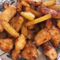 スイジョウ's cooksnap of when they made 豚ロースジャガイモれんこんで中華デリ風.