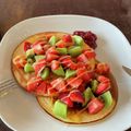 Ame太郎's cooksnap of when they made 小麦粉で作る簡単ふわふわホットケーキ.