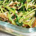 mary_39's cooksnap of when they made 野菜高騰！豆苗とえのきの韓国風おかか和え.