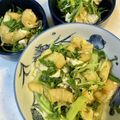 yu🐓's cooksnap of when they made お弁当や常備菜に！水菜と油揚げの煮物.