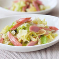 クック3539PY☆'s cooksnap of when they made 簡単＊キャベツと魚肉ソーセージの塩炒め＊.