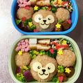 Chaaa_room's cooksnap of when they made キャラ弁＊ふわふわダッフィー簡単ver.
