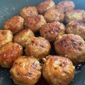 chowder's cooksnap of when they made お弁当のおかずに冷凍自然解凍のつくね.