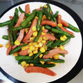 えつおくん's cooksnap of when they made お弁当に♪いんげんとウインナー炒め.