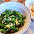 ＠ももこ's cooksnap of when they made ほうれん草のたまご炒め.