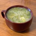 まなポコ's cooksnap of when they made 美味しいよ♡セロリと生姜のお味噌汁♡.