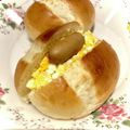 悠LOVE航's cooksnap of when they made 卵サンドにウィンナー乗せちゃった♡.