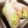 クックBWIXRI☆'s cooksnap of when they made 手作りライスペーパー＊生春巻き♪.