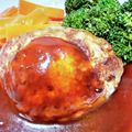 かおかおざえもん's cooksnap of when they made オーブンで❀凄くジューシーなハンバーグ.