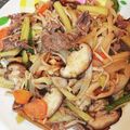 pimpa44's cooksnap of when they made 薄切り牛肉と野菜のご飯がススム炒め物☆.