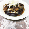 めみたん☆'s cooksnap of when they made だし汁でふんわり♪豚こまを挟んだなす煮.