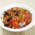 ＠迷子＠'s cooksnap of when they made 【簡単】トマトとナスのヘルシーあんかけ丼.