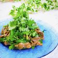 Satoco❋'s cooksnap of when they made 砂肝とパクチーの台湾和え.