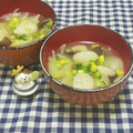 みかかめ's cooksnap of when they made ☆簡単☆エリンギと野菜の味噌スープ.