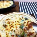 horseland's cooksnap of when they made ほうれん草のスープグラタン.