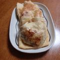 mamiusagi's cooksnap of when they made 納豆チーズのマッシュなアゲ包み♪.
