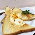 horseland's cooksnap of when they made チーズエッグトースト.