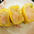 mmiii☆'s cooksnap of when they made 朝食やお弁当に♪ エビシューマイの卵焼き.