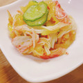 たいたん。's cooksnap of when they made 簡単♪中華くらげとカニカマと胡瓜の和え物.
