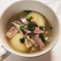 ちゃまたまご's cooksnap of when they made もっちもち ～(´╰╯`๓)餅団子スープ.