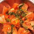 ソフィ姫's cooksnap of when they made トマトと大葉のマリネ.
