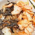 ぽぽちゃんmama's cooksnap of when they made 簡単ランチ☆鮭フレークと塩昆布丼.