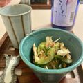 momoetsu's cooksnap of when they made 梅ささみきゅうり.
